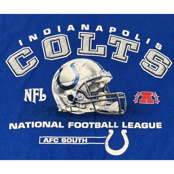 Delta Pro Weight Indianapolis Colts Tee T-shirt Size XL Vintage Y2K NFL Football - Picture 2 of 4